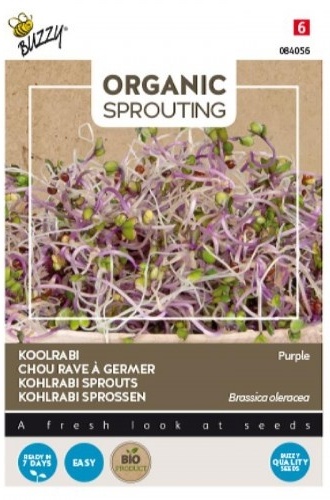 BIO semená Kaleráb na microgreens a nakličovanie cca 20 g